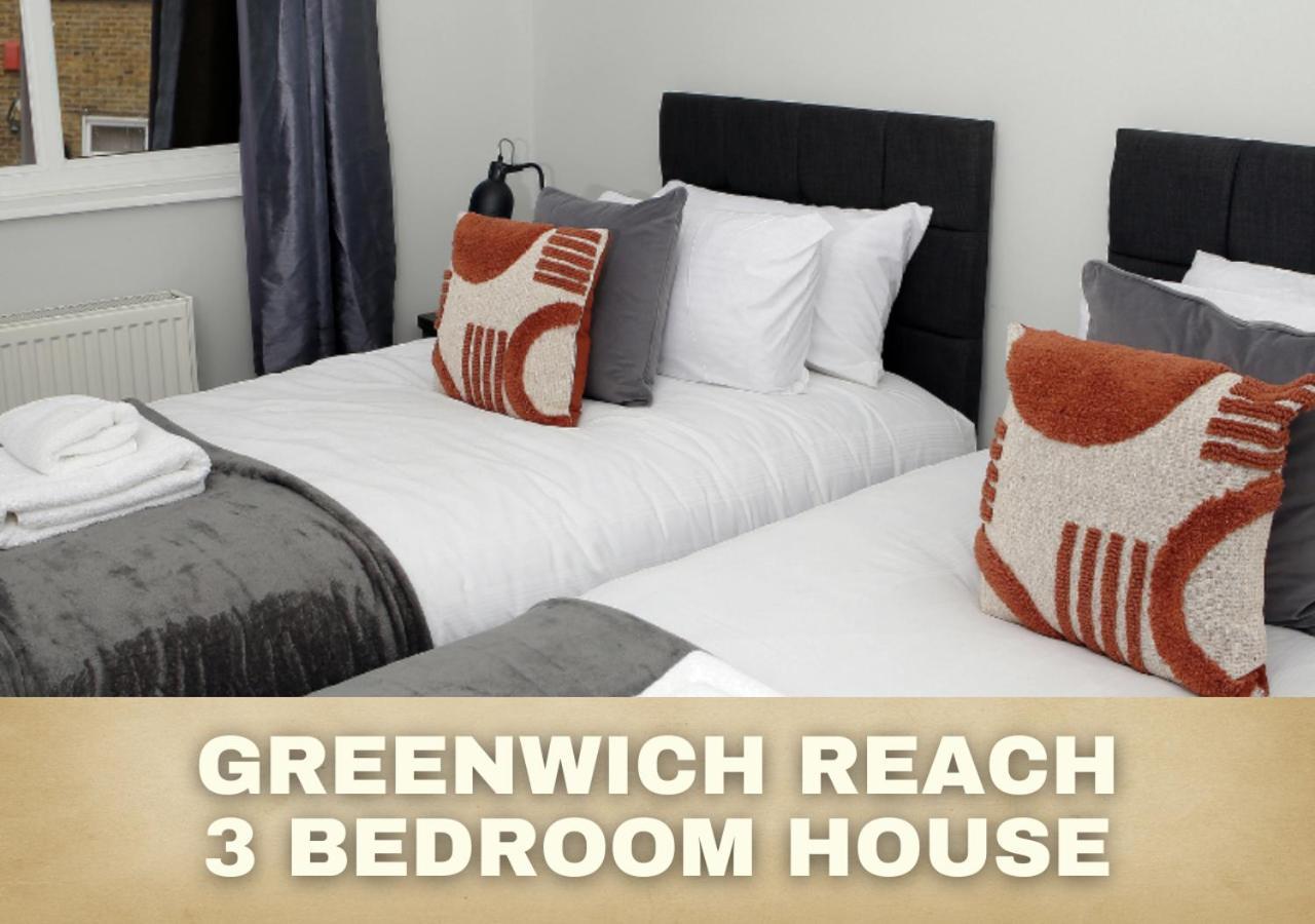 شقة 3-Bed House With Parking Near London O2 المظهر الخارجي الصورة
